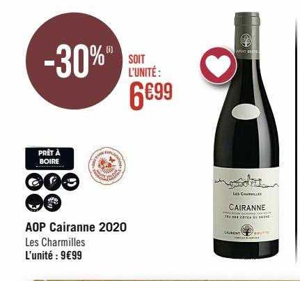 aop cairanne 2020 les charmilles