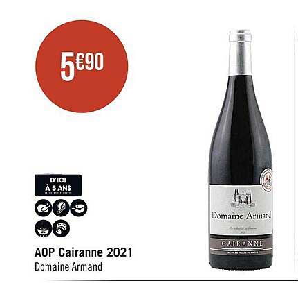 aop cairanne 2021 domaine armand