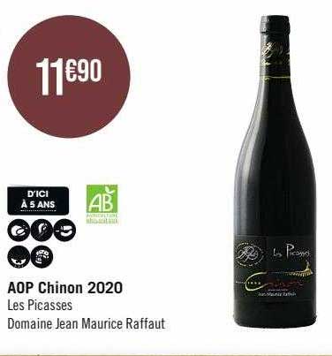 aop chinon 2020 les picasses domaine jean maurice raffaut