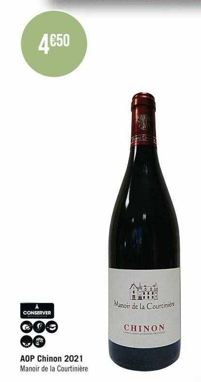 Aop Chinon 2021 Manoir De La Courtière