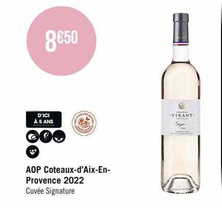 aop coteaux-d'aix-en-provence 2022 cuvée sugnature