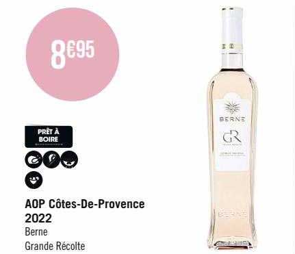 aop côtes-De-Provence 2022 berne grande récolte