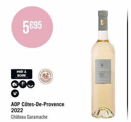 aop côtes-De-Provence 2022 château garamache