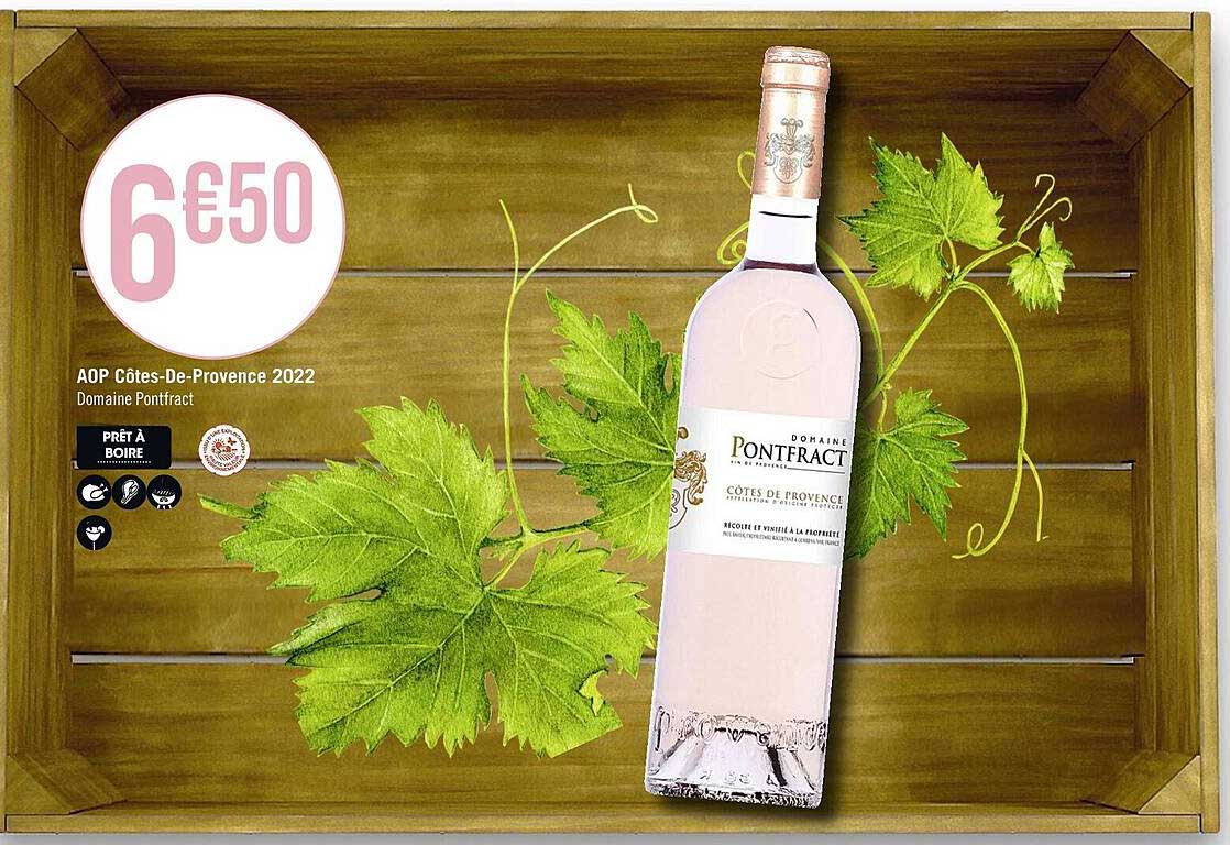 aop côtes-de-provence 2022 domaine pontfract