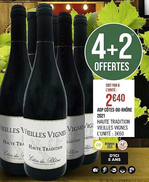 aop côtes-du-rhône 2021 haute tradition vieilles vignes