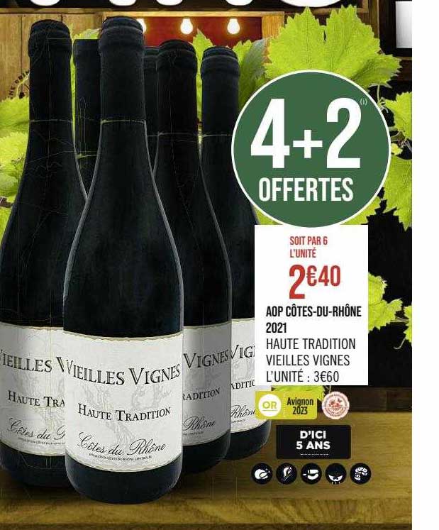 aop côtes-Du-Rhône 2021 haute tradition vieilles vignes