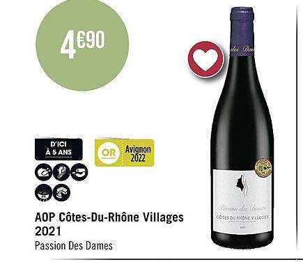 Aop Côtes-Du-Rhône Villages 2021 Passion Des Dames