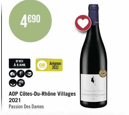aop côtes-Du-Rhône villages 2021 passion des dames