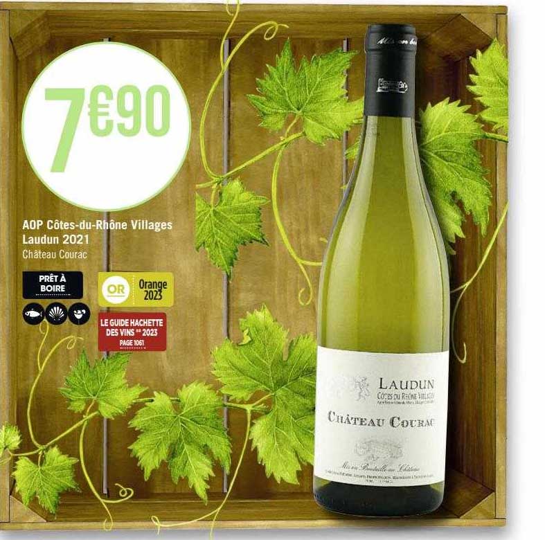 aop côtes-du-Rhône villages laudun 2021 château courac