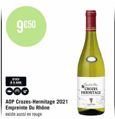 aop crozes-Hermitage 2021 empreinte du rhône