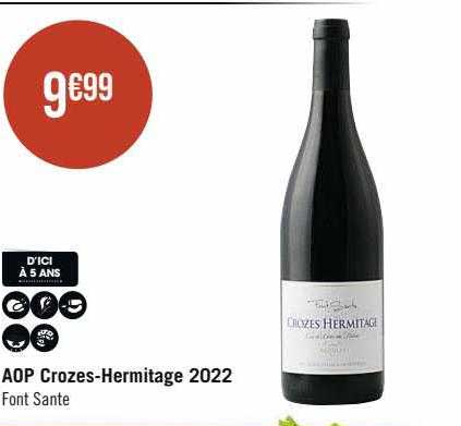 aop crozes-hermitage 2022 font sainte
