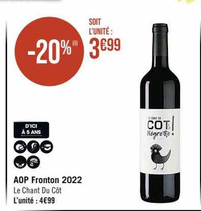 aop fronton 2022 le chant du côt