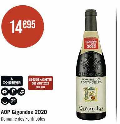 Aop Gigondas 2020 Domaine Des Fontnobles