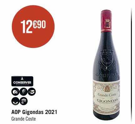 aop gigondas 2021 grande coste