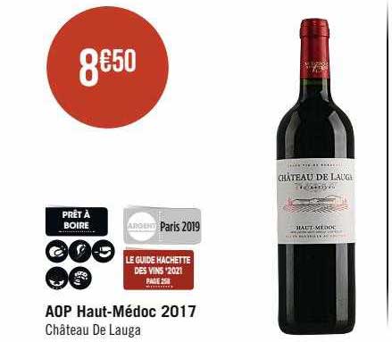 aop haut-Médoc 2017 château de lauga