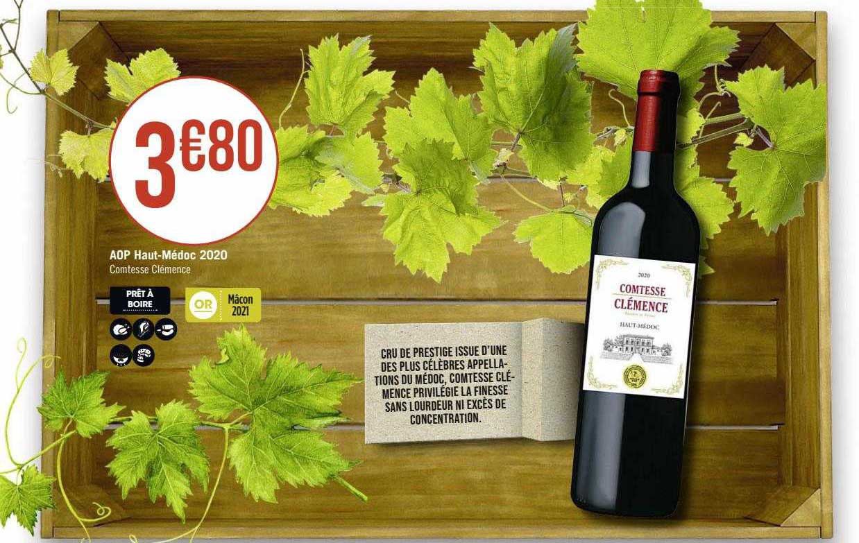 aop haut-Médoc 2020 comtesse clémence