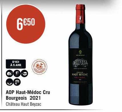 aop haut-Médoc cru bourgeois 2021 château haut beyzac