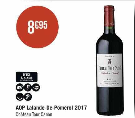 aop lalande-De-Pomerol 2017 château tour canon