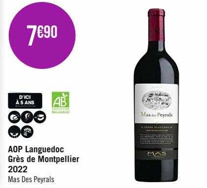 aop languedoc grès de montpellier 2022 mas des peyrals