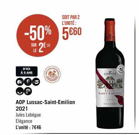 aop lussac-Saint-Emilion 2021 jules lebègue élégance