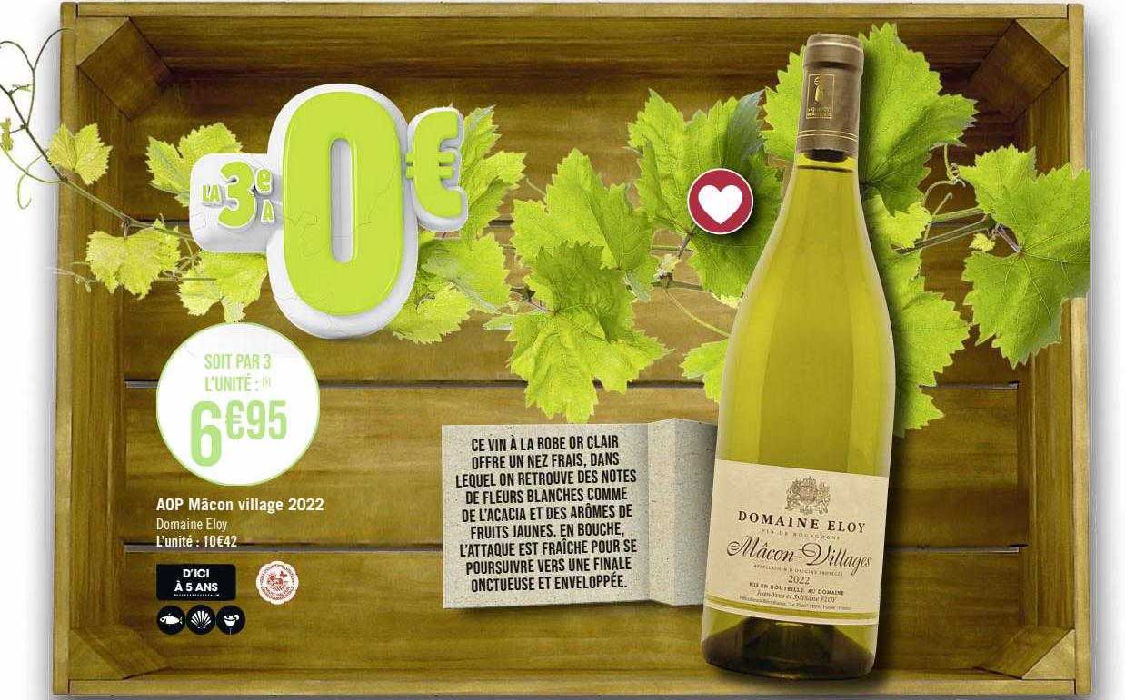 aop mâcon village 2022 domaine eloy