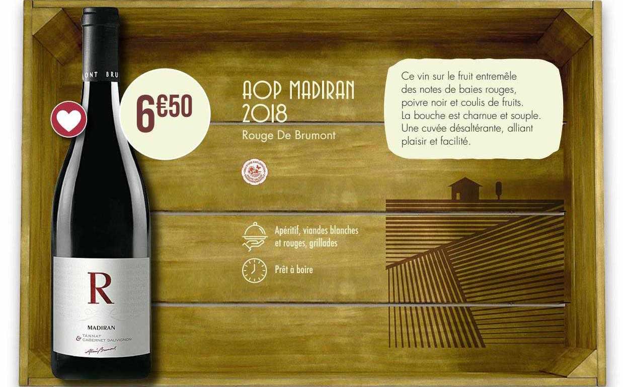 aop madiran 2018 rouge de brumont