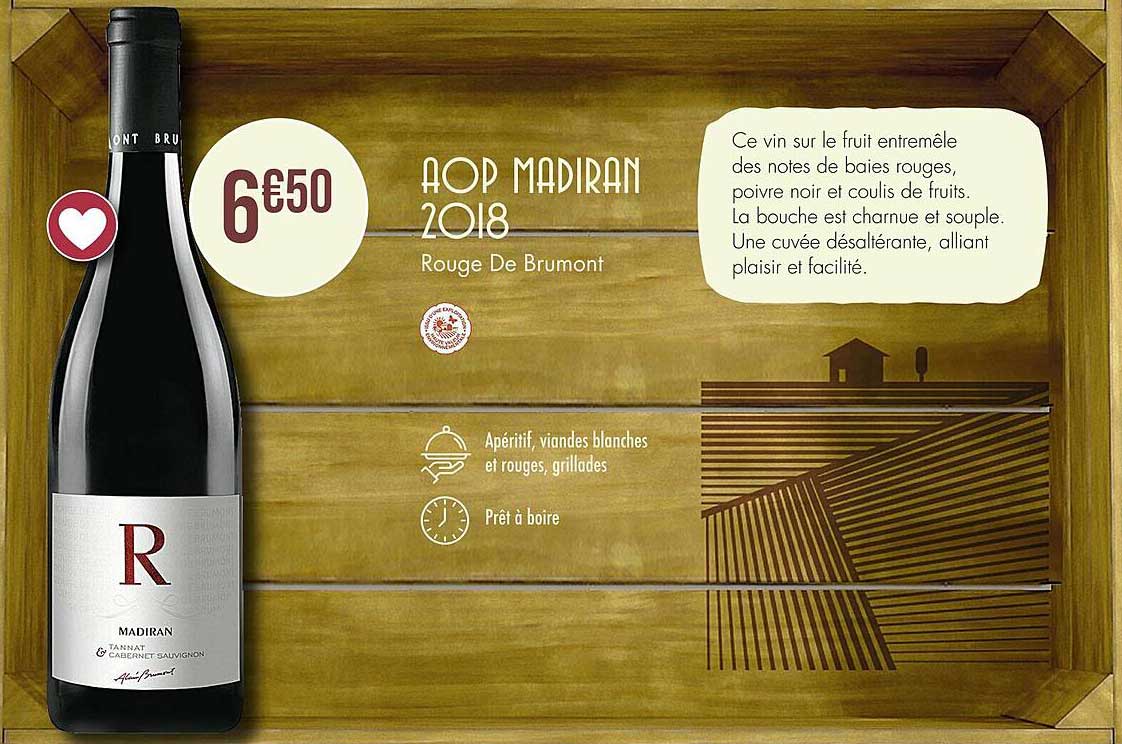 aop madiran 2018 rouge de brumont