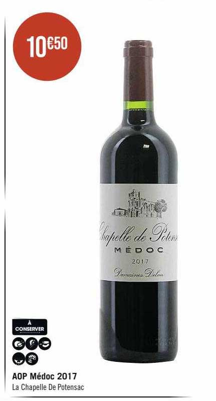 aop médoc 2017 la chapelle de potensac