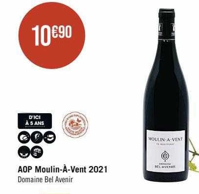 aop moulin-à-Vent 2021 domaine bel avenir