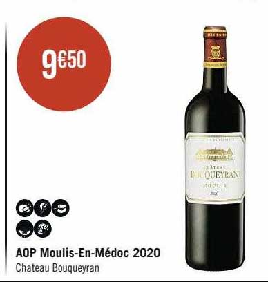 aop moulis-En-Médoc 2020 château bouqueyran