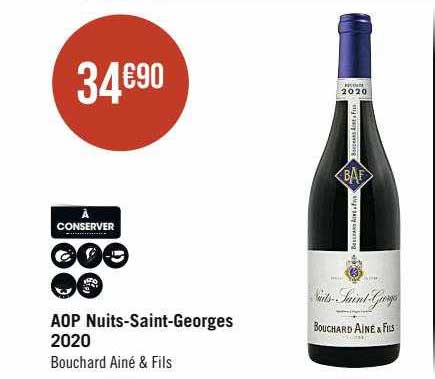 aop nuits-Saint-Georges 2020 bouchard ainé & fils