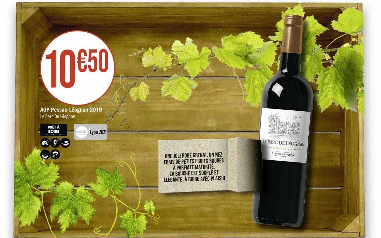 aop pessac-Léognan 2019 le parc de léognan