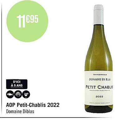 aop petit-Chablis 2022 domaine diblas
