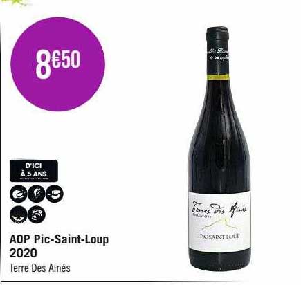 aop pic-Saint-Loup 2020 terre des ainés