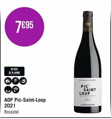 aop pic-Saint-Loup 2021 rocastel