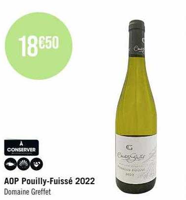 Aop Pouilly-Fuissé 2022 Domaine Greffet