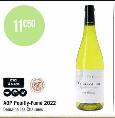 aop pouilly-Fumé 2022 domaine les chaumes