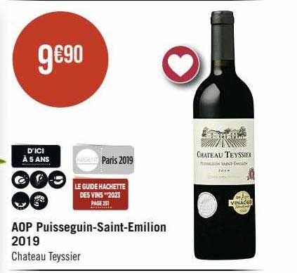 aop puisseguin-Saint-Emilion 2019 château teyssier