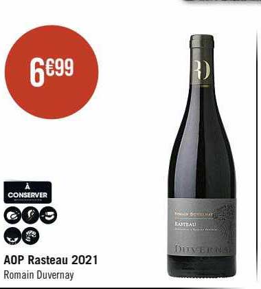 aop rasteau 2021 romain duvernay
