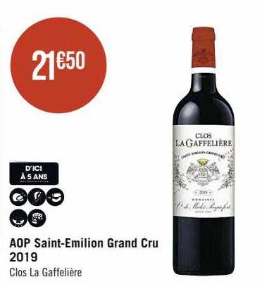 aop saint-Emilion grand cru 2019 clos la gaffelière