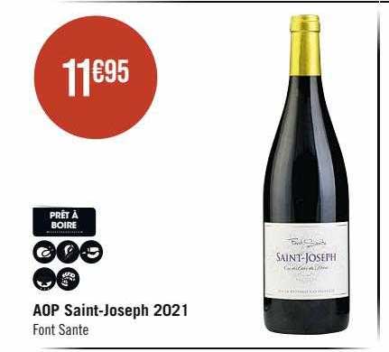 aop saint-Joseph 2021 font sante