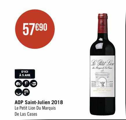 aop saint-Julien 2018 le petit lion du marquis de las cases