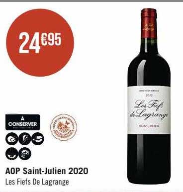 aop saint-Julien 2020les fiefs de lagrange