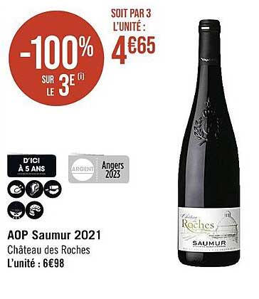 aop saumur 2021 château des roches