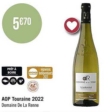 aop touraine 2022 domaine de la renne