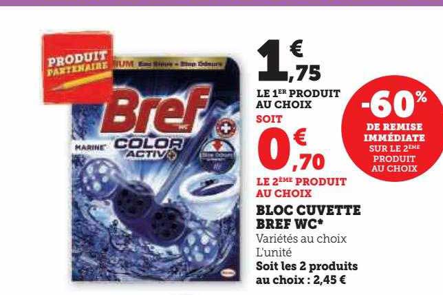 bloc cuvette bref wc