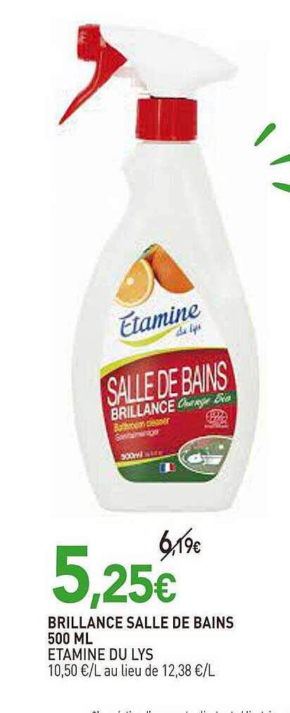 brillance salle de bains étamine du lys - 500 ml