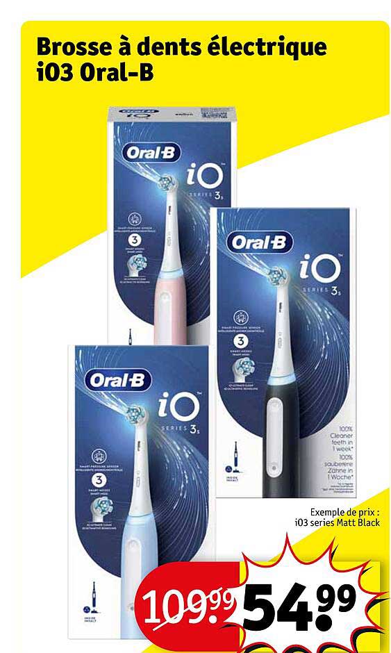 brosse à dents électrique i03 oral-b