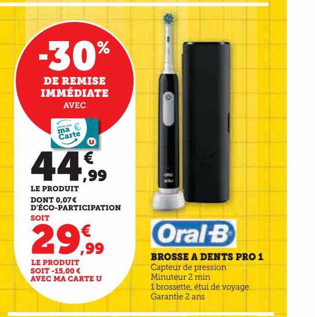 brosse à dents pro 1 oral-b