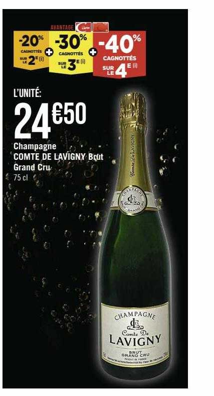 Champagne Comte De Lavigny Brut Grand Cru
